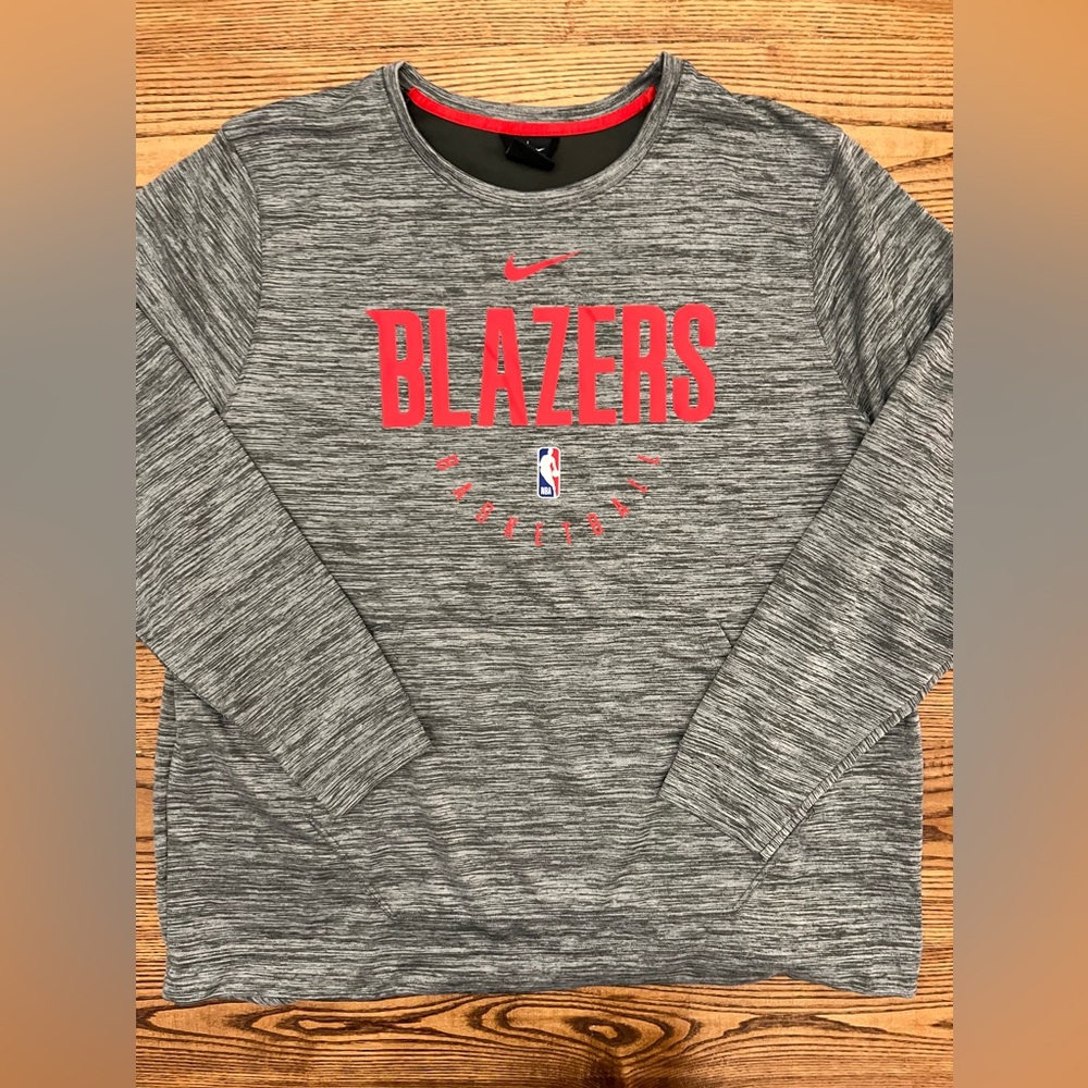 NWOT Nike Portland Trail Blazers NBA Spotlight Performance‎ Pullover Sweatshirt